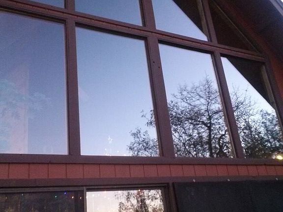 Looking toward house from de