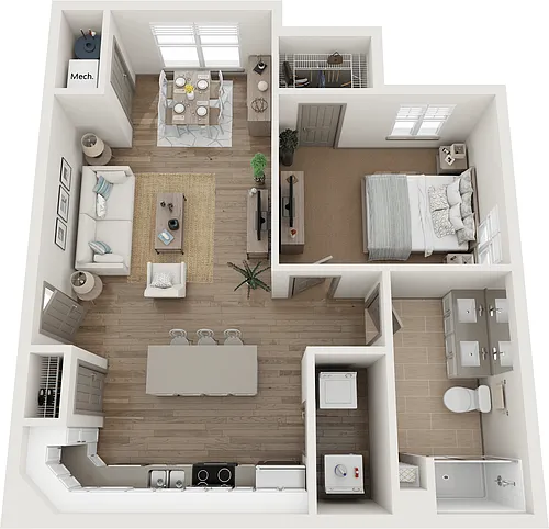 Floor plan A1 Den