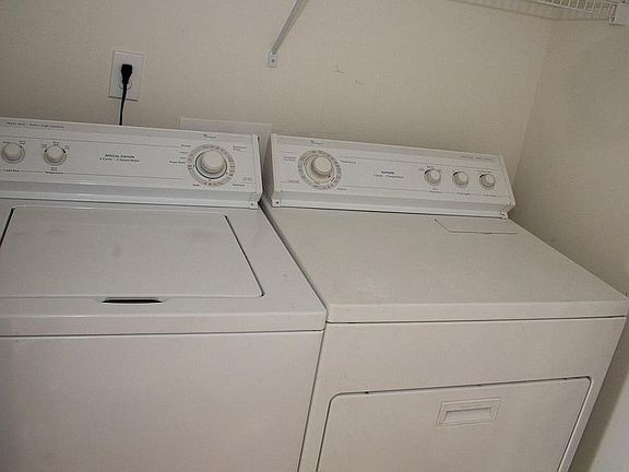 Laundry (washer dryer not included but optional)