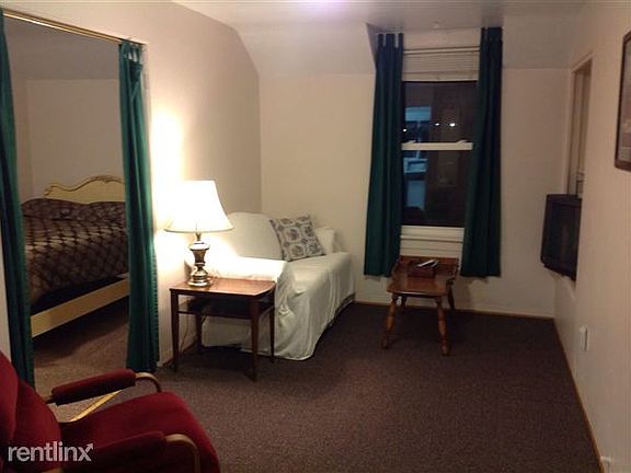 View of living room and bedroom