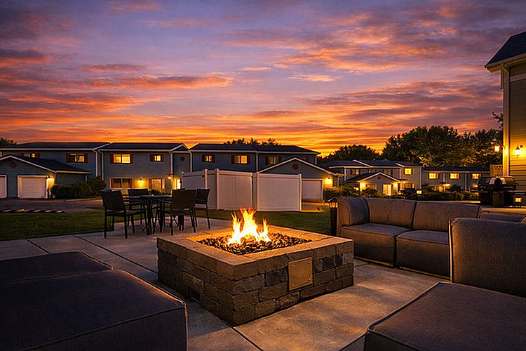 Fire Pit at Spring Brook Apartments