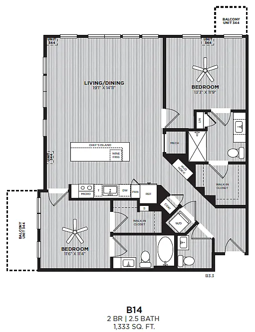 Floor plan B14