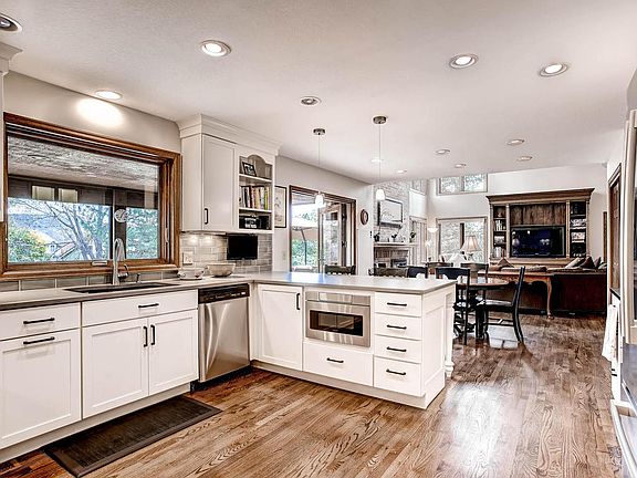 Kitchen into Family Room