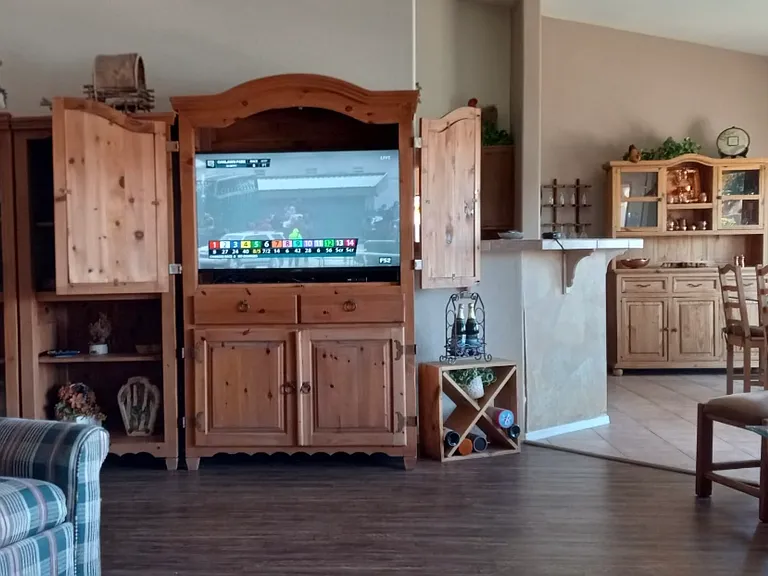 Great room entertainment center