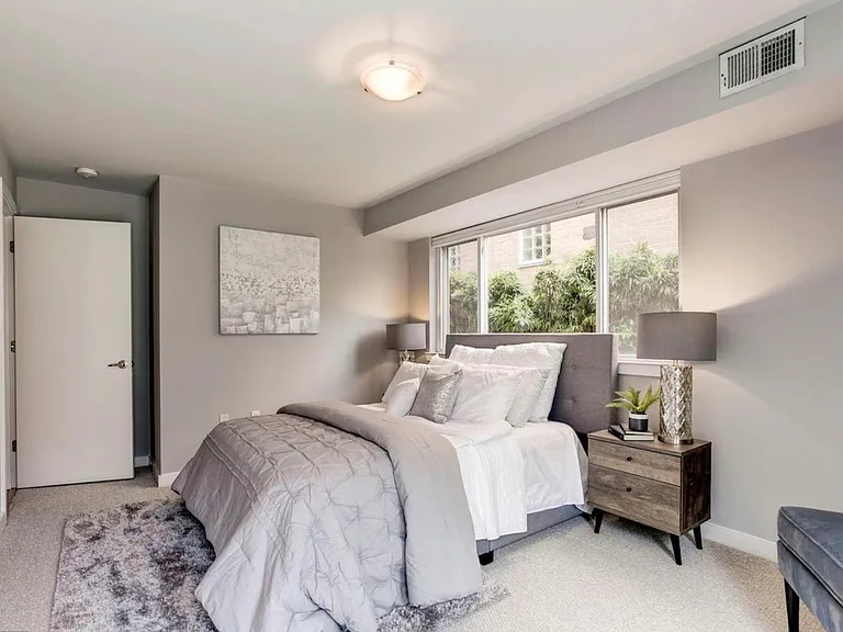 Bright Bedroom with Modern Finishes