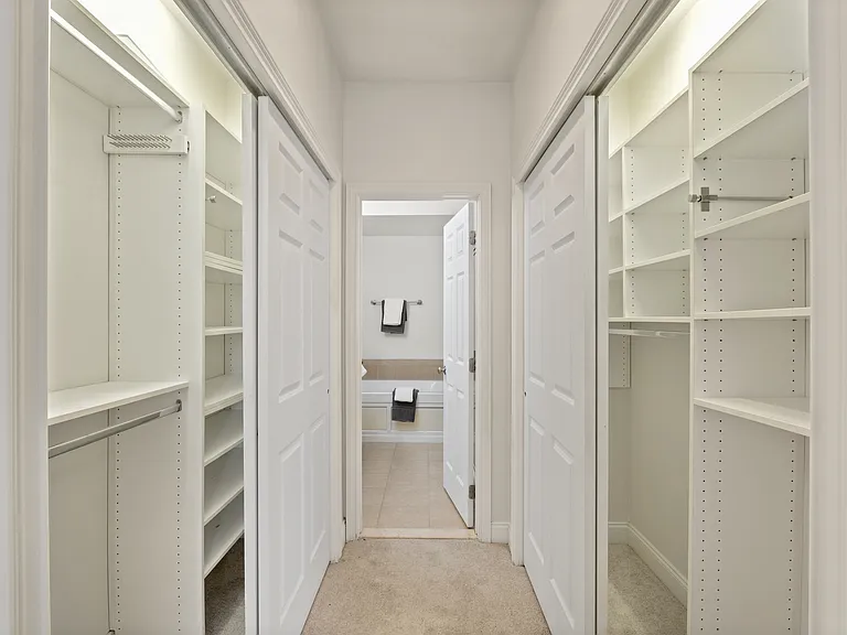 Primary closet