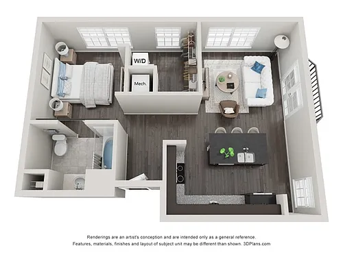 Floor plan Clubhouse End