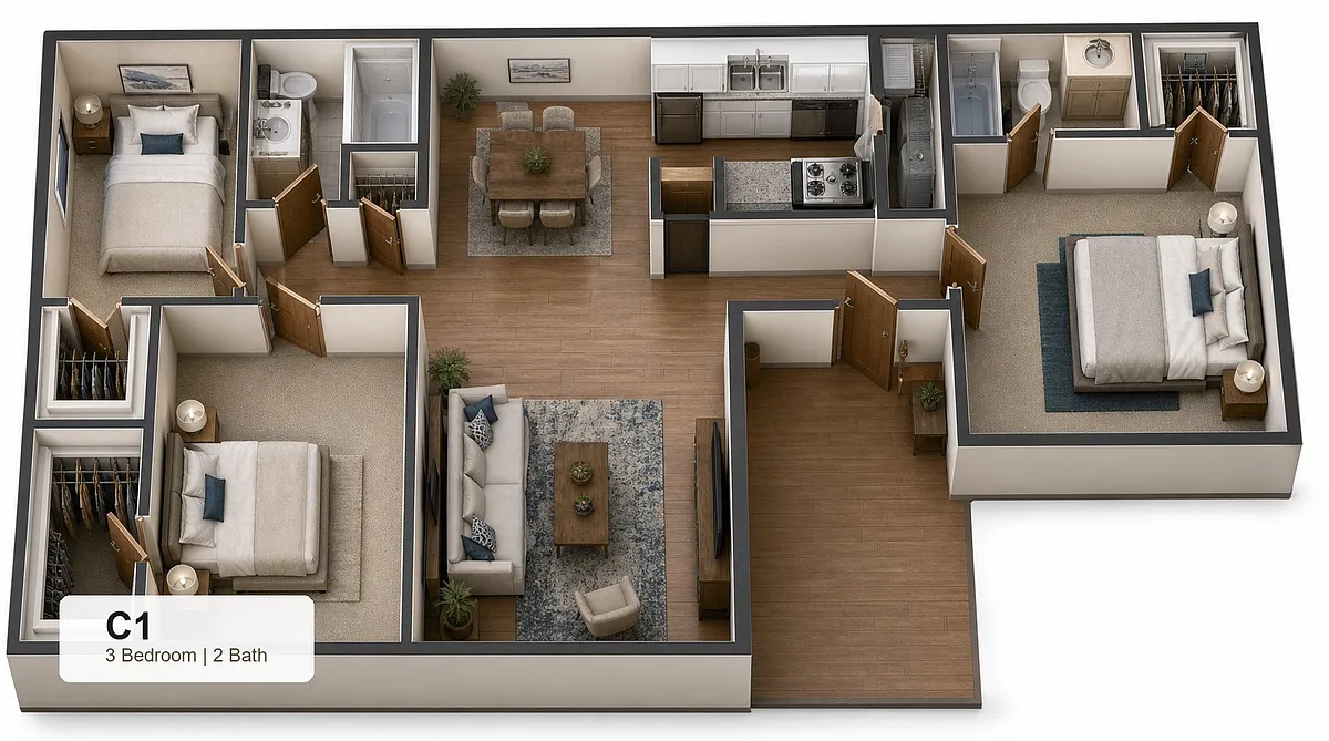 Floor plan C1