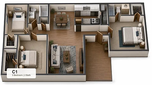 Floor plan C1