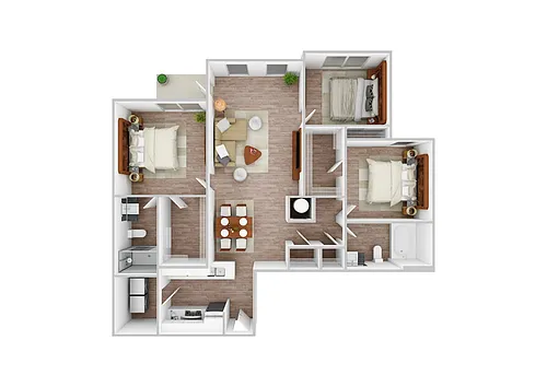 Floor plan Pine | Renovated