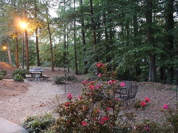 Private outside area at back of property