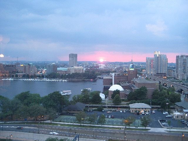 View from enclosed balcony