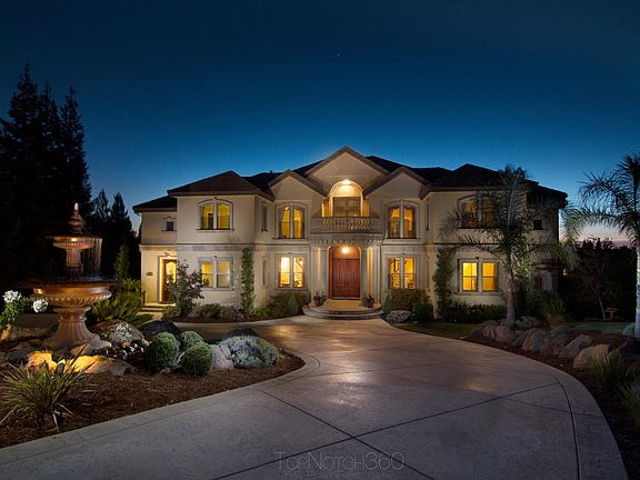 Front view of mansion