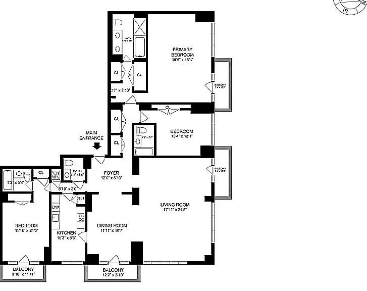 351 E 51st St #Penthouse 3B — Photo 2