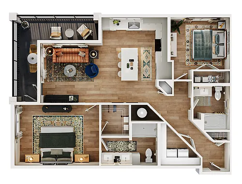 Floor plan B3