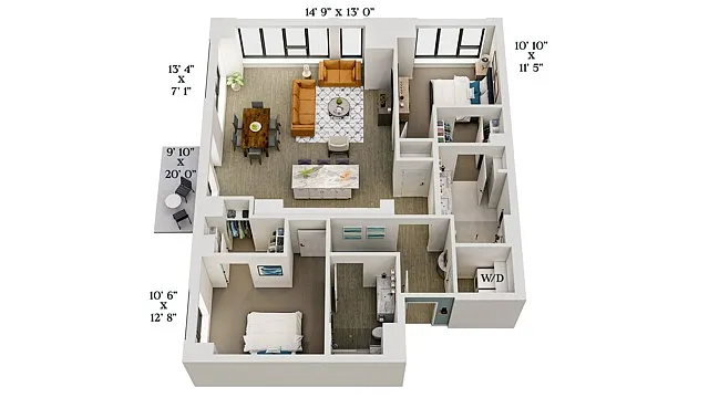 Floor plan TH5
