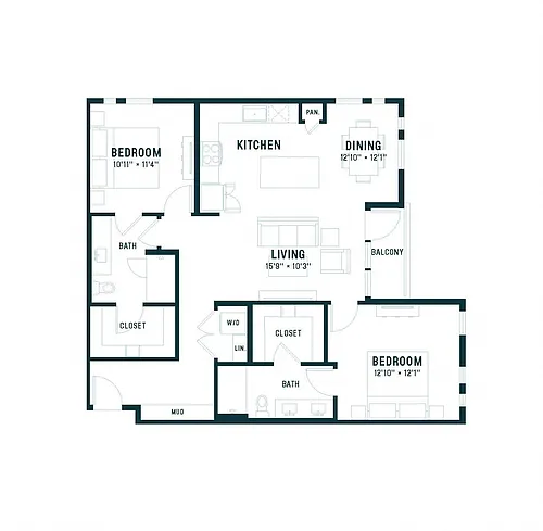 Floor plan B2b