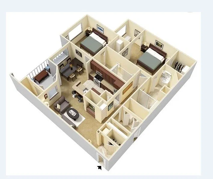 Floor plan Santorini