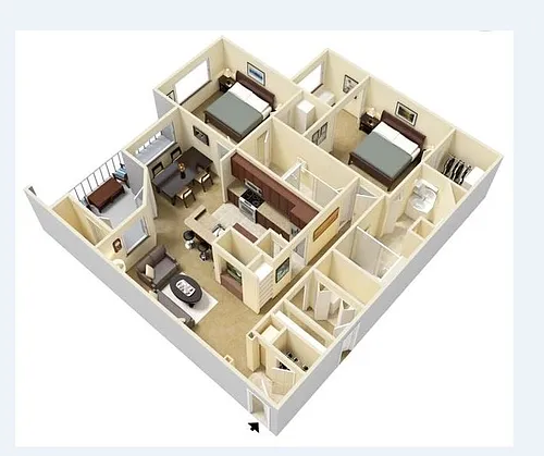 Floor plan Santorini