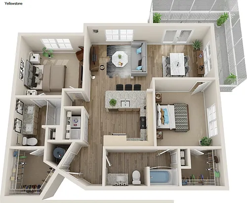 Floor plan Yellowstone