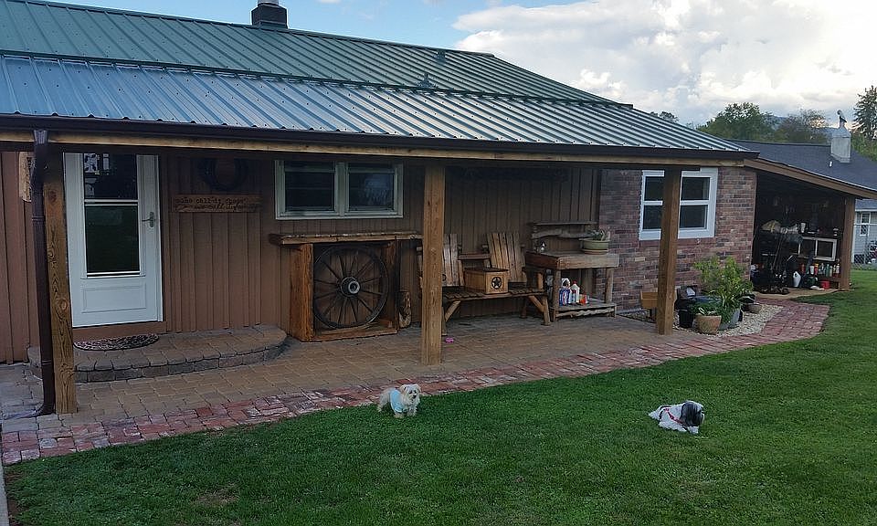 back porch to small house