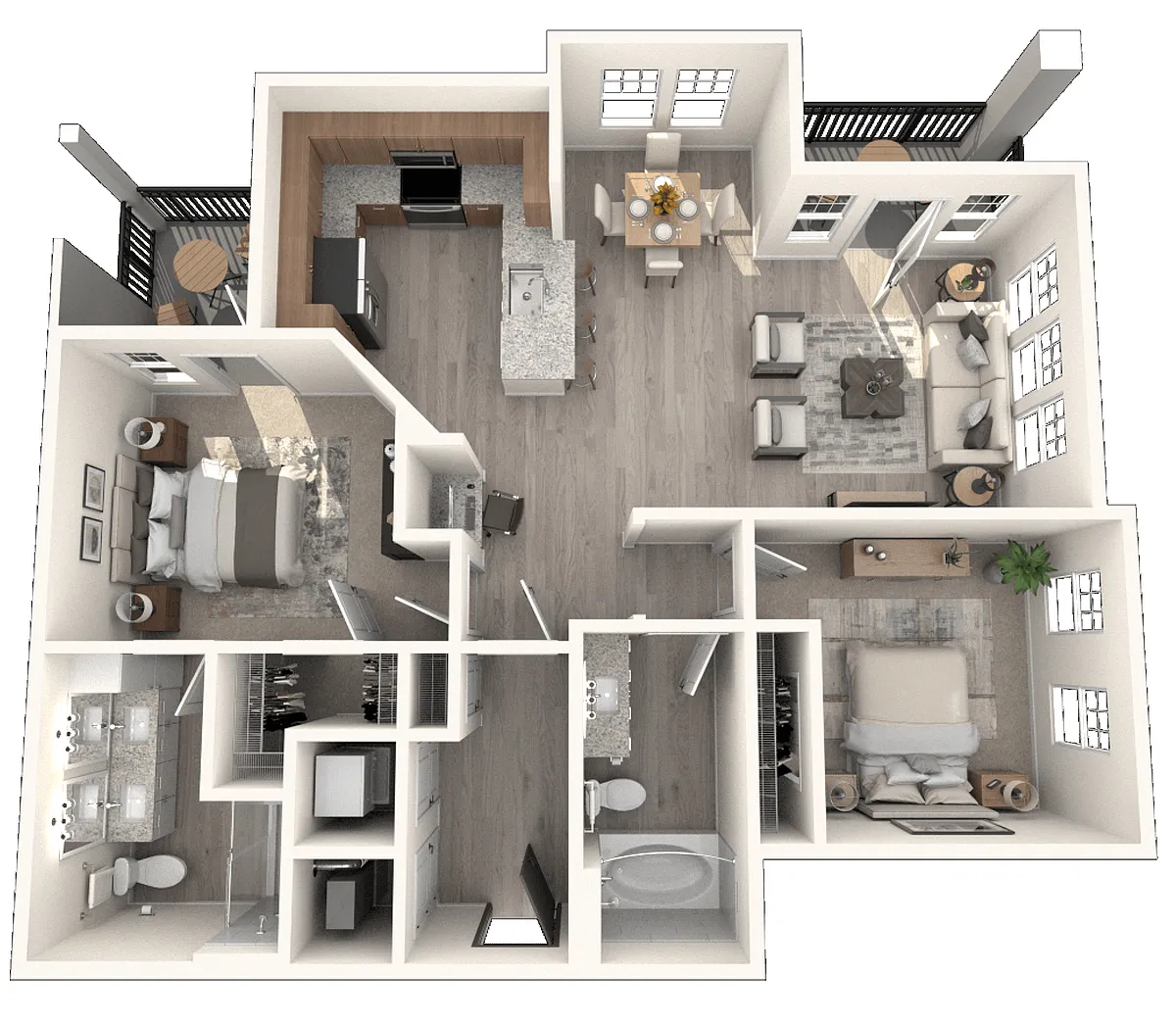 Floor plan B2L with Garage
