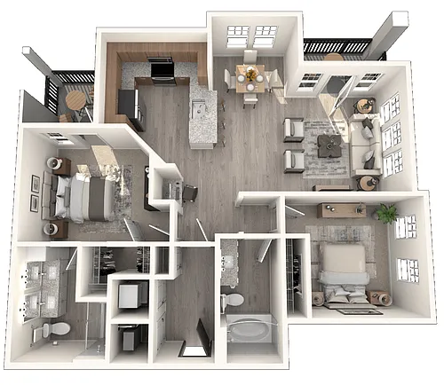 Floor plan B2L with Garage