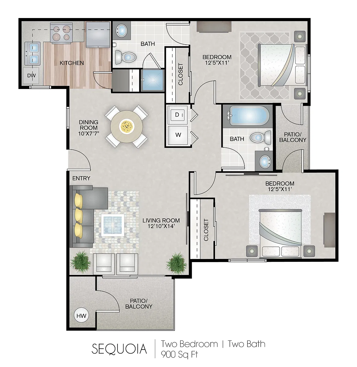 Floor plan Sequoia Premium Granite Plus