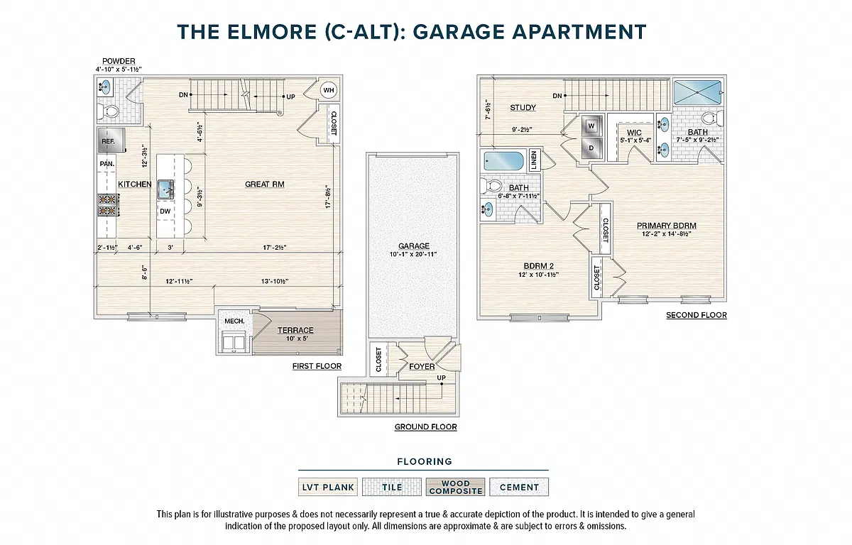 Floor plan The Elmore (C-ALT)