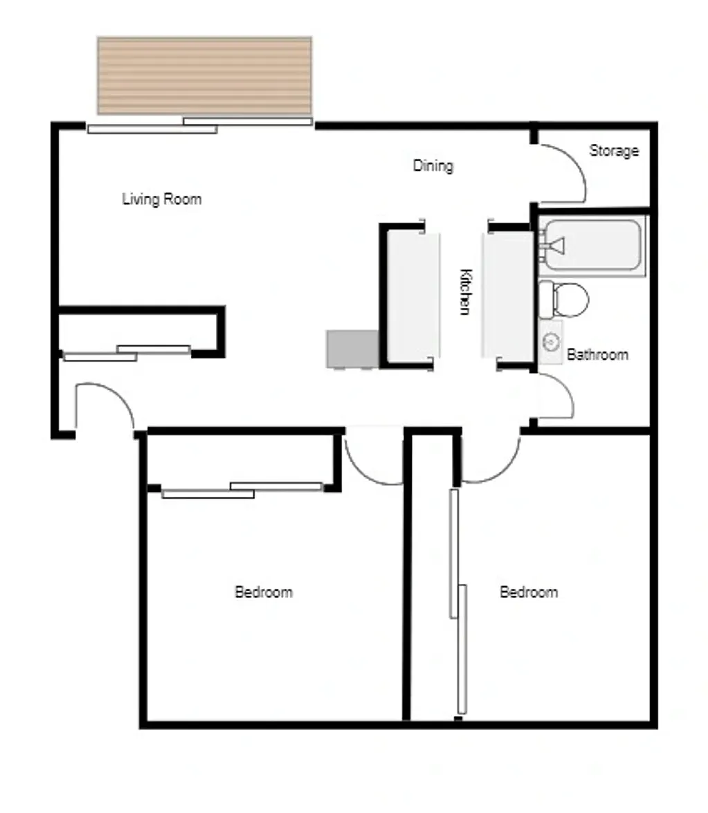 Floor plan 2X1L