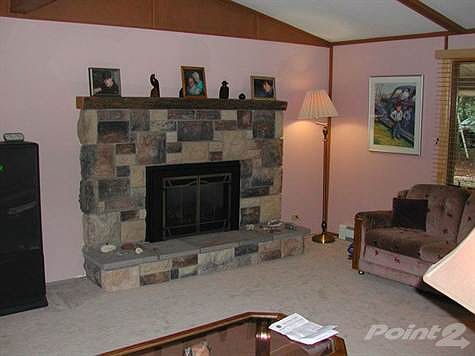 Stone Fireplace