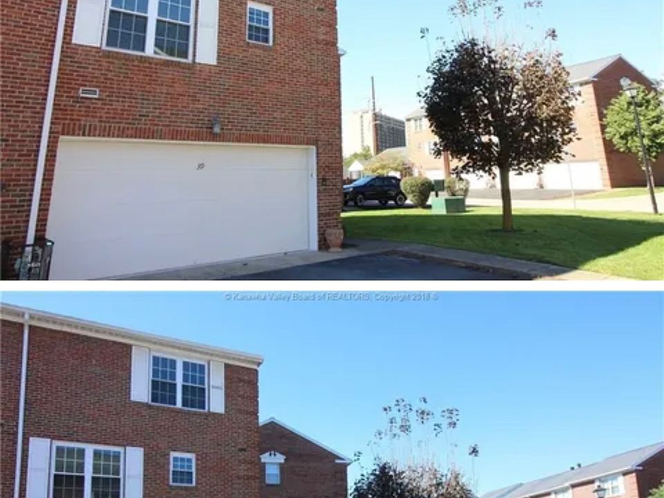Exterior, two car garage.