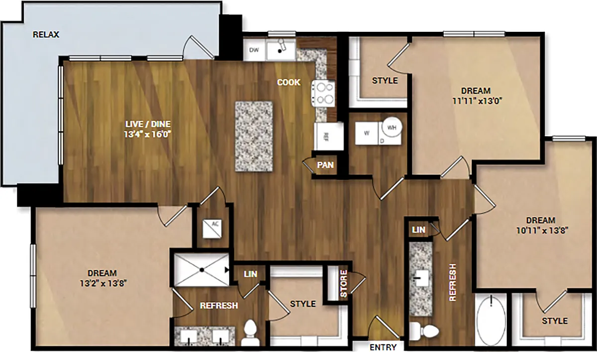 Floor plan C1