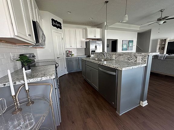 Side view of Kitchen Area