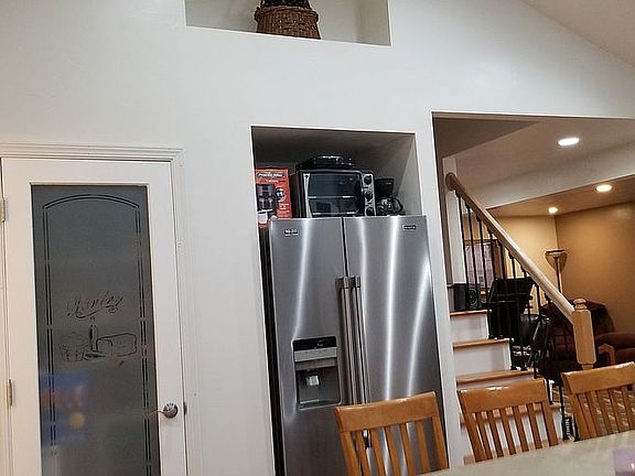 Built in pantry/refrig, open