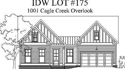 Architecturally curated new farm house exterior at Idylwilde