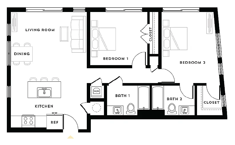 Floor plan Penthouse B4 815 Collection