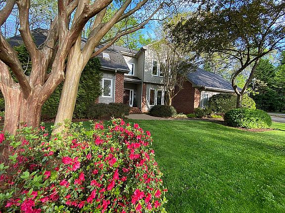 Yard in bloom.