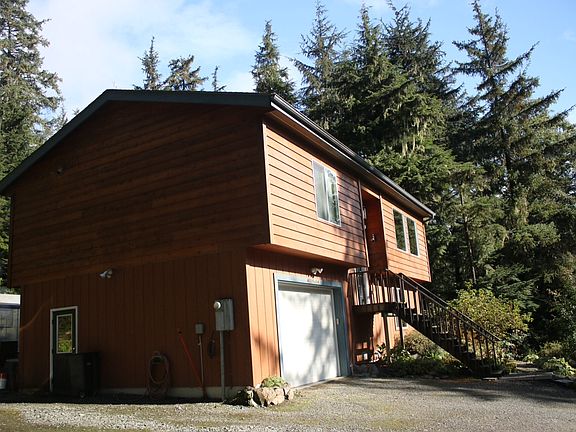 Parking space beside garage