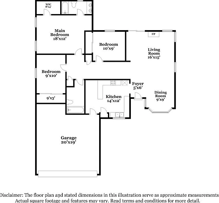 3 bed, 2.0 bath, 1208 sqft, $1,950 — Photo 2