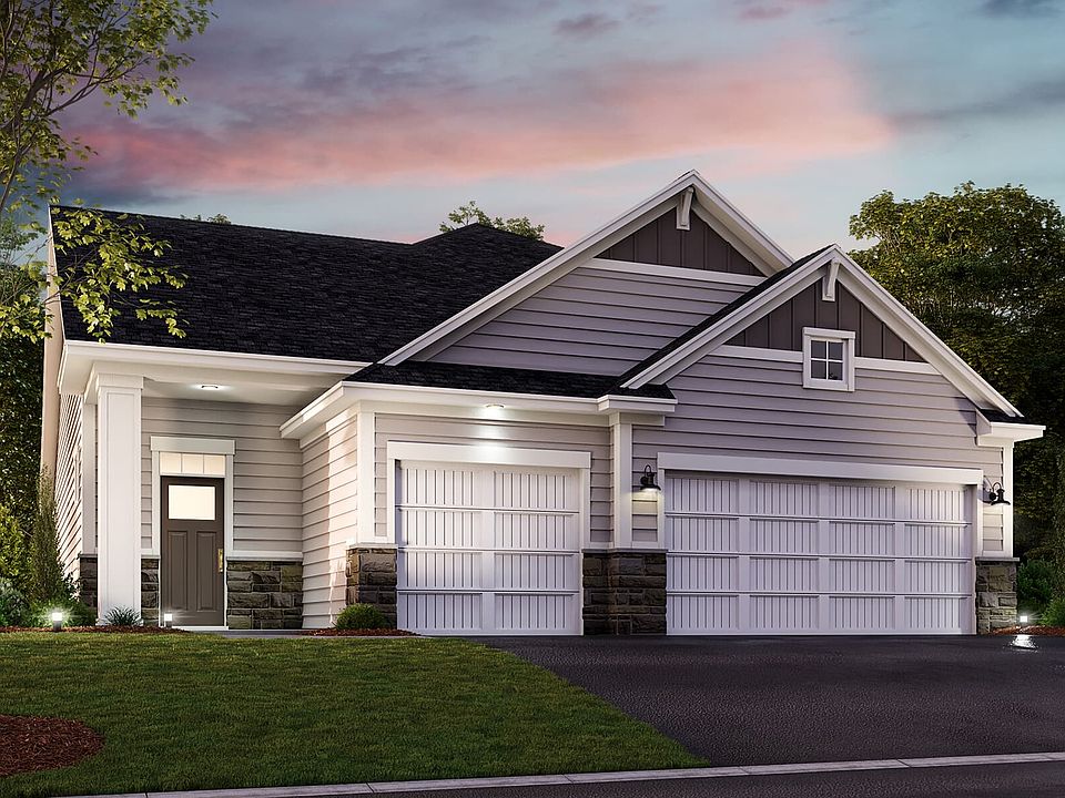 Magnolia 3-Car Elevation A