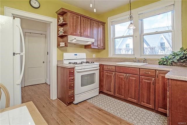 Updated kitchen is so charming