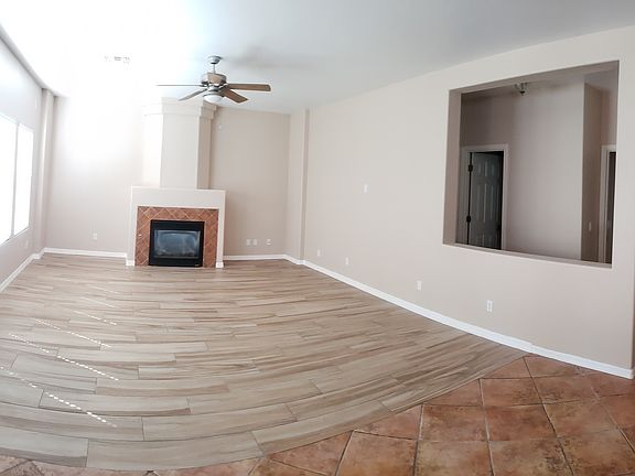 Family room with fireplace