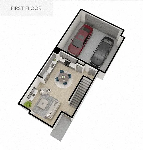 Floor plan Arrowhead 3-Bed w/ Unfinished Basement