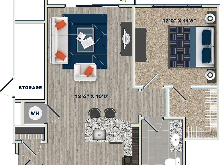 A1A floor plan 5th Street Place