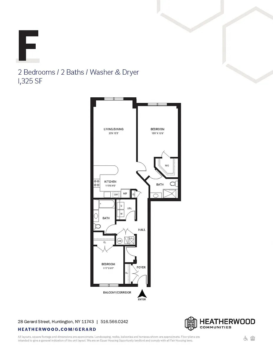 Floor plan Unit F and N