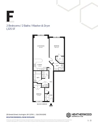 Floor plan Unit F and N