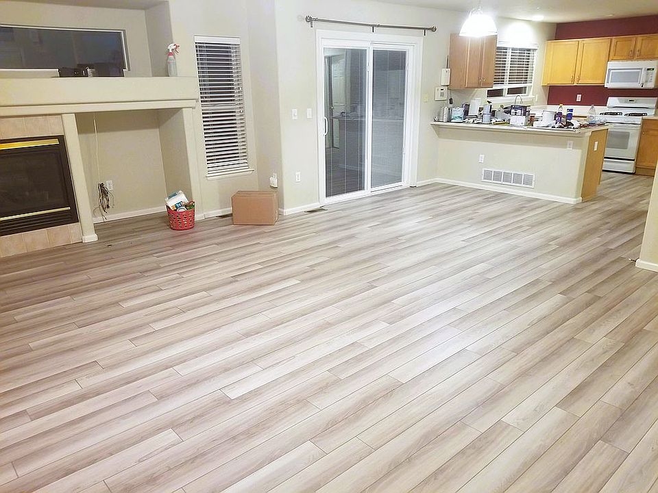 New plank flooring