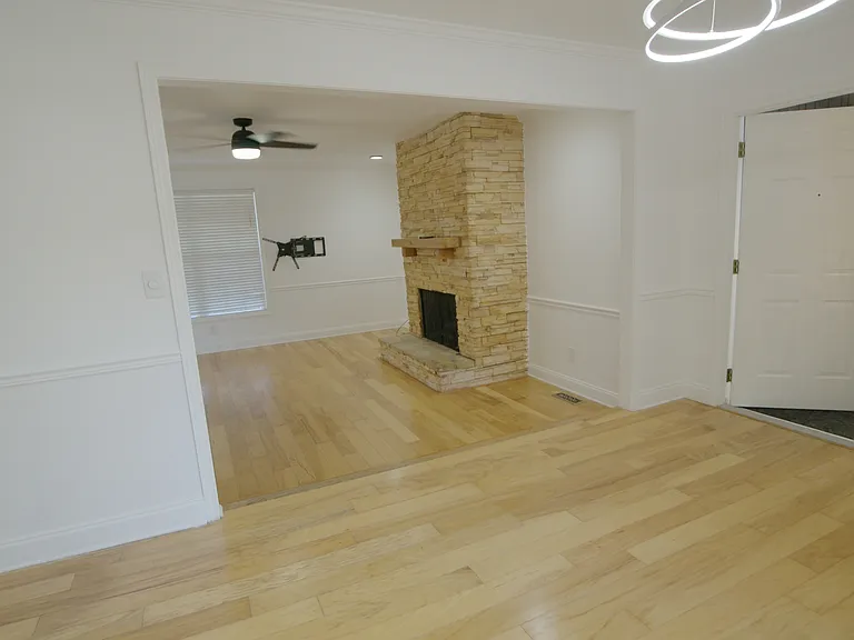 Open Concept Dining room leading to Family room