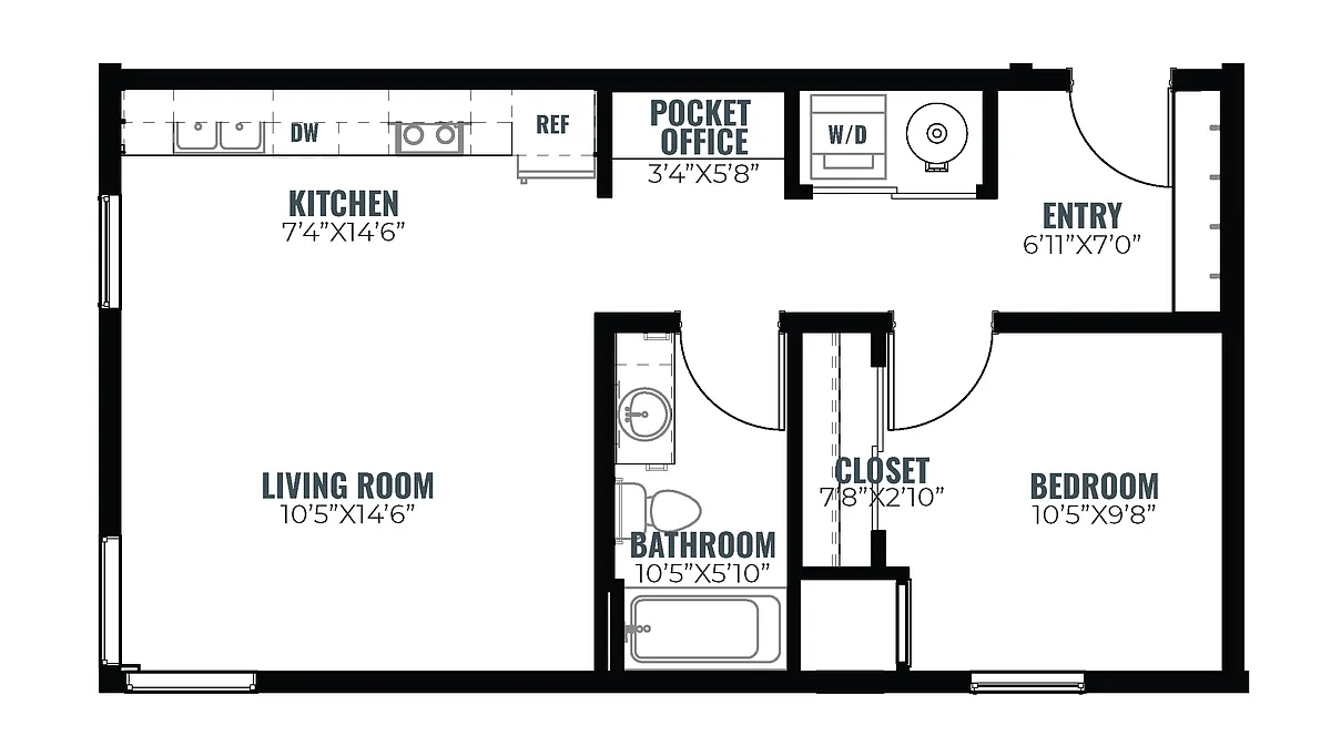 Floor plan The Aerie